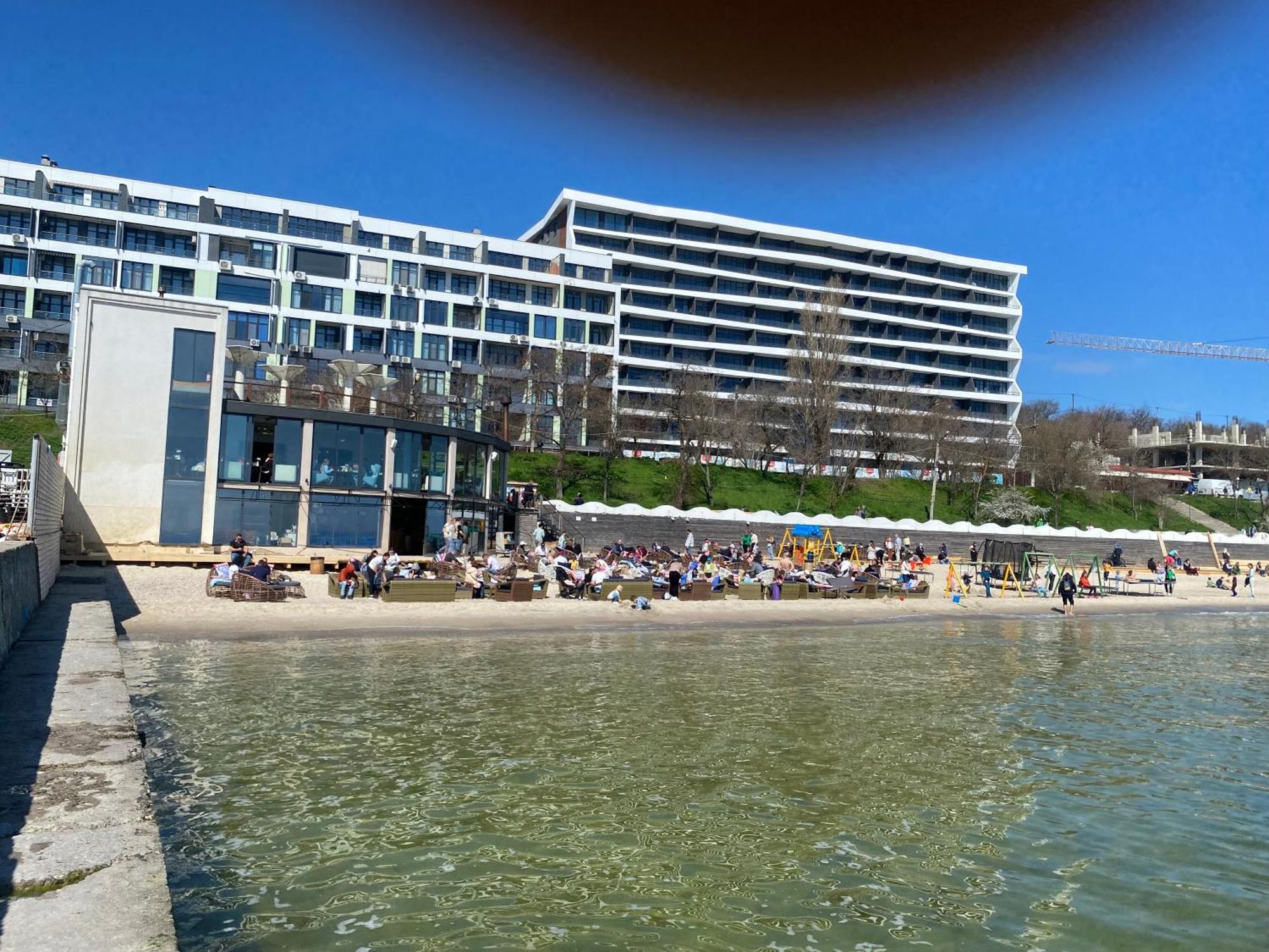 Одесса Калипсо У Моря На Пляже-Однокомнатные Апартаменты 24 Метра Exterior photo