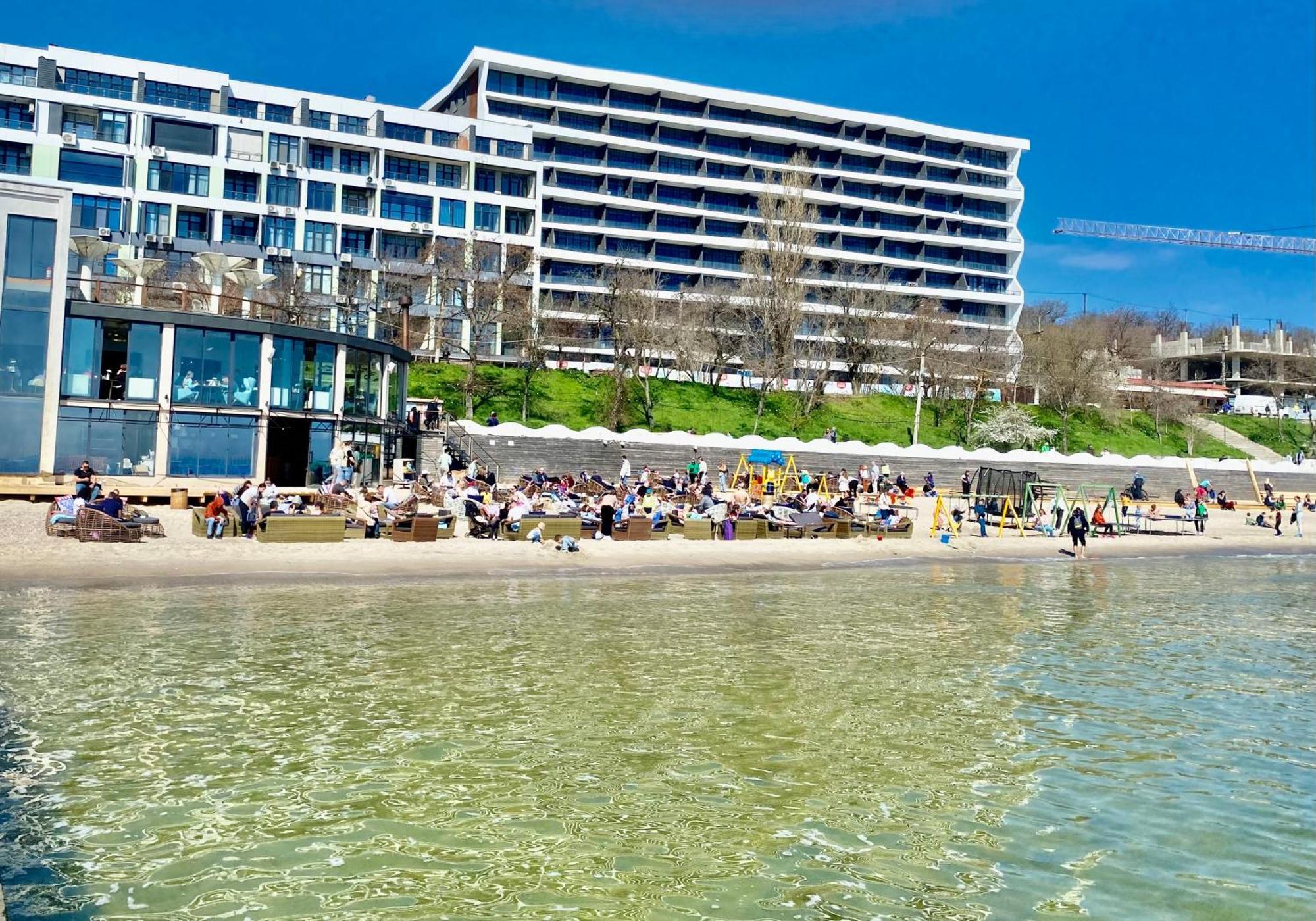 Одесса Калипсо У Моря На Пляже-Однокомнатные Апартаменты 24 Метра Exterior photo